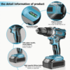 24pcs Accessories Cordless Electric Screwdriver Drill Kit